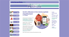 Desktop Screenshot of antoniusapotheke.info